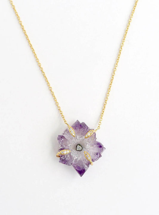 Stalactite Flower Necklace