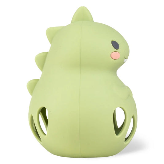 Silicone Dino Rattle