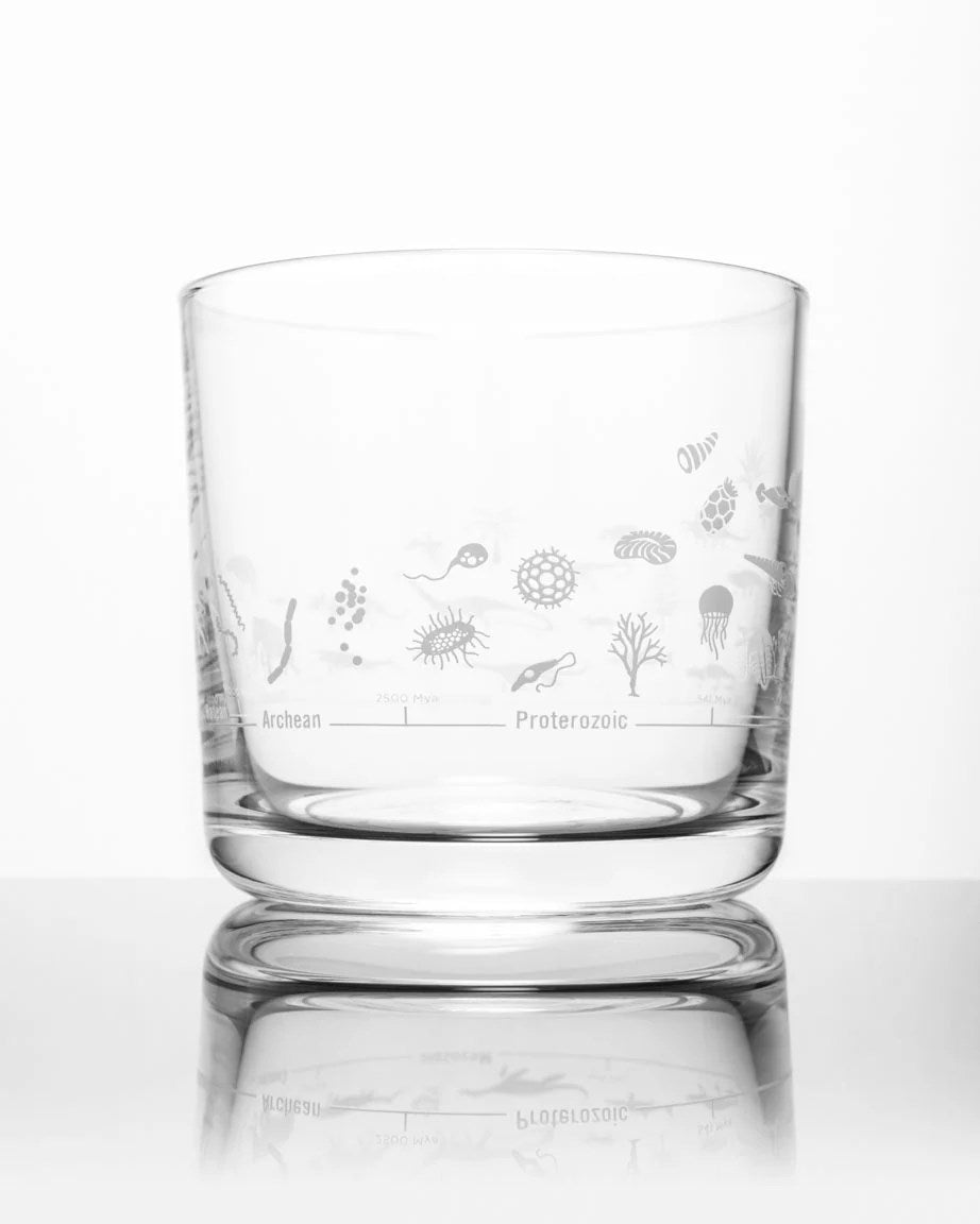 Geologic Time Scale Whiskey Glass