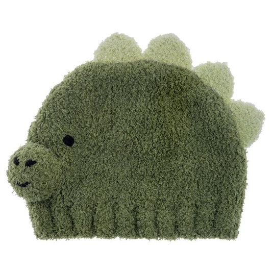 Chenille Dinosaur Baby Beanie