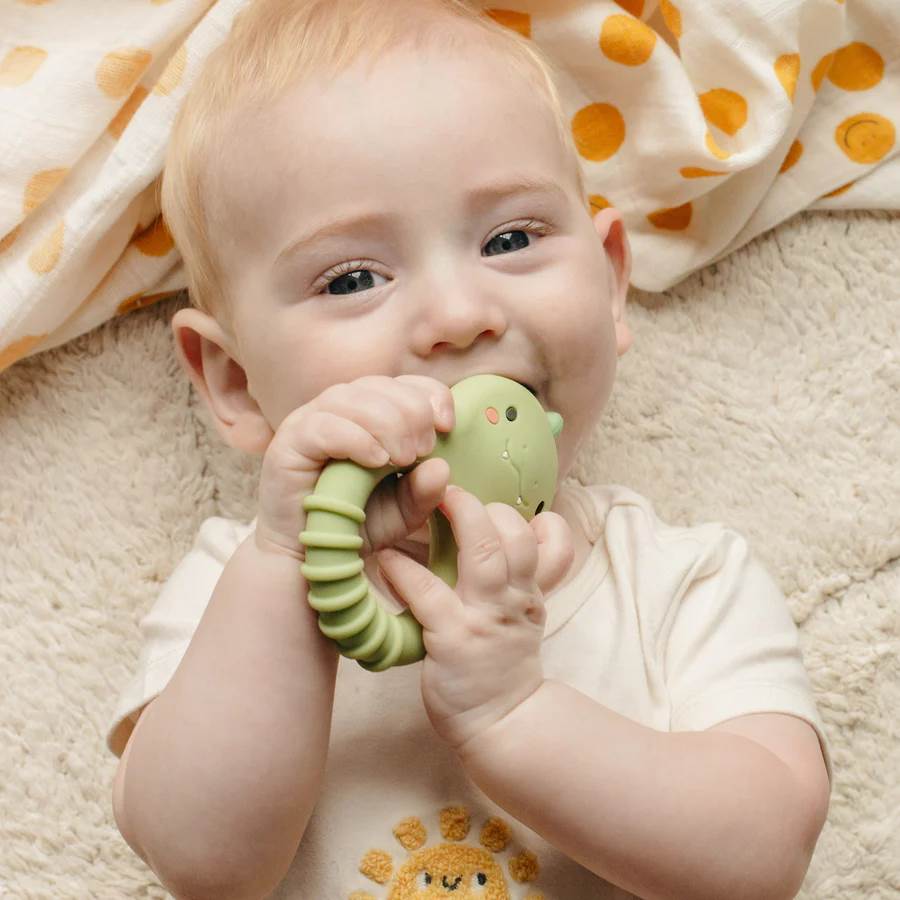 Silicone Dino Teether
