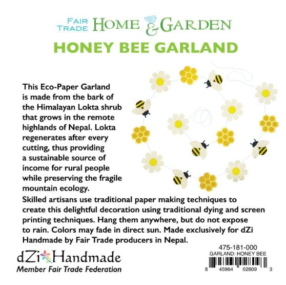 Honey Bee Eco Garland
