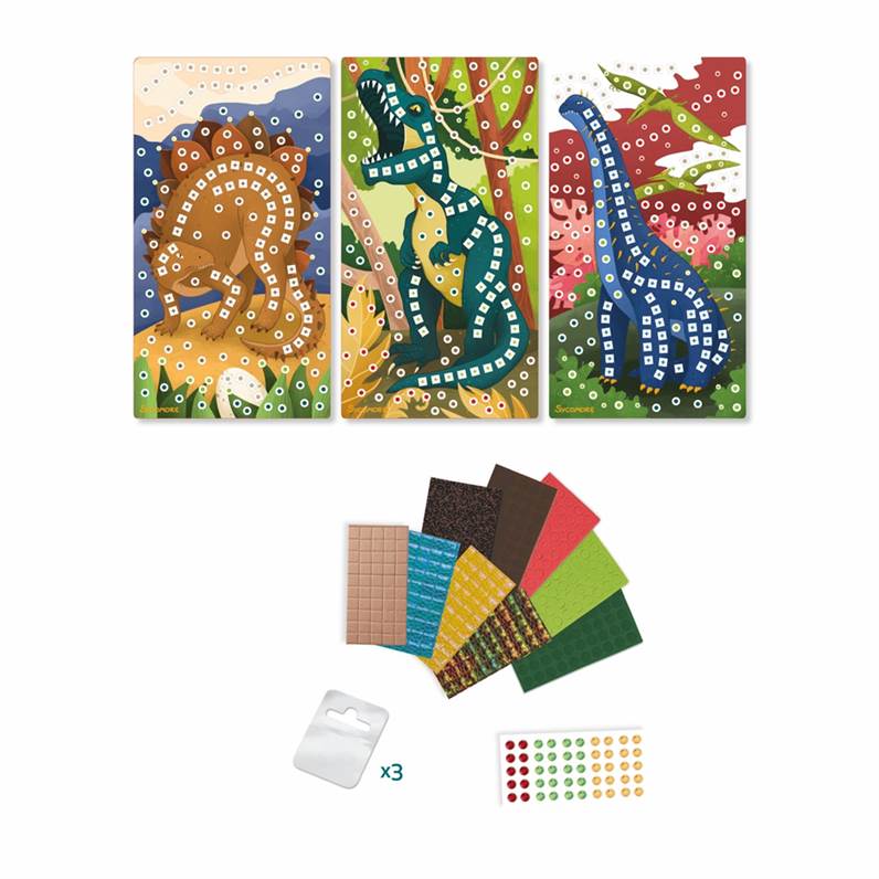 Stick 'N Fun Dinosaur Mosaics