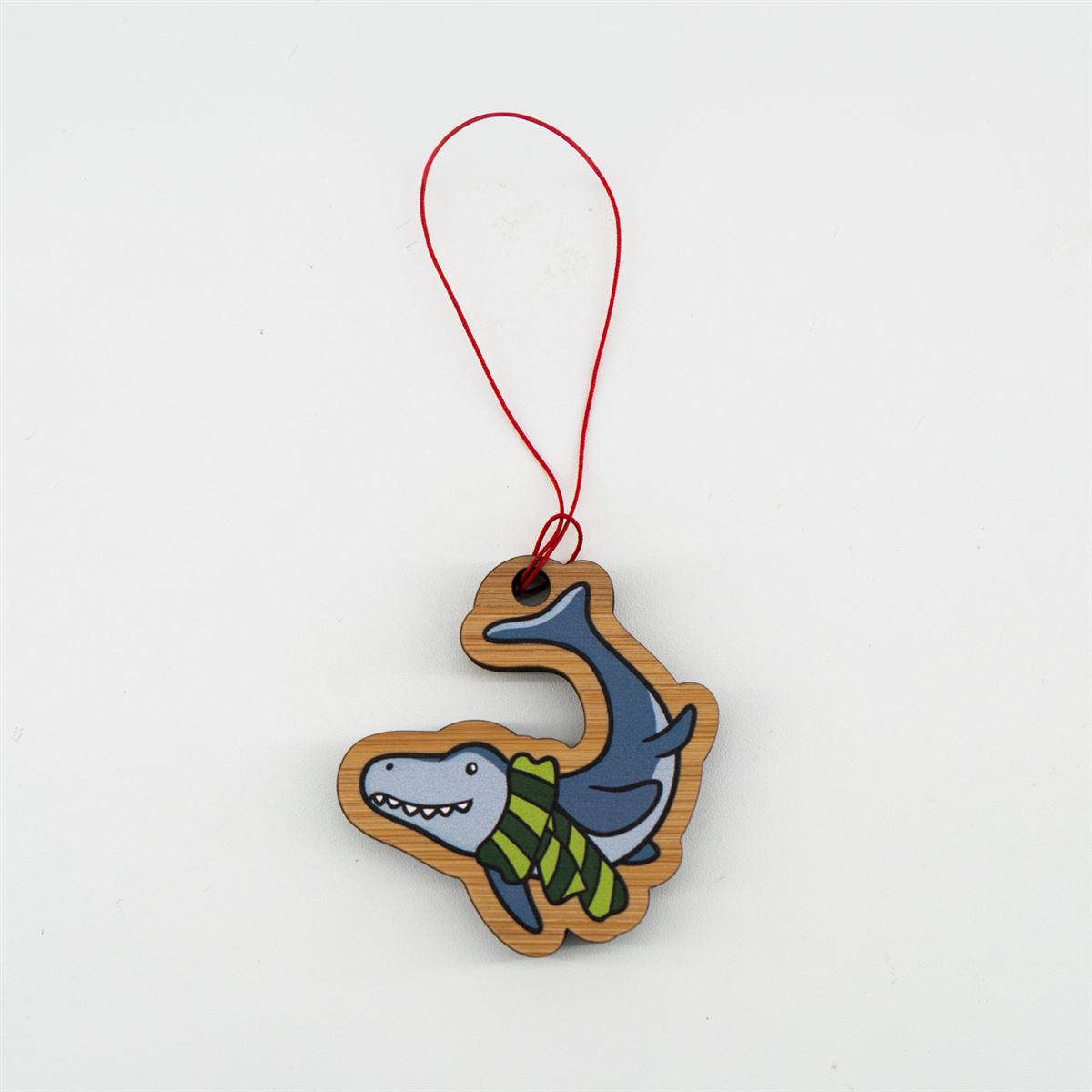 Mosasaurus w/Scarf Green Ornament