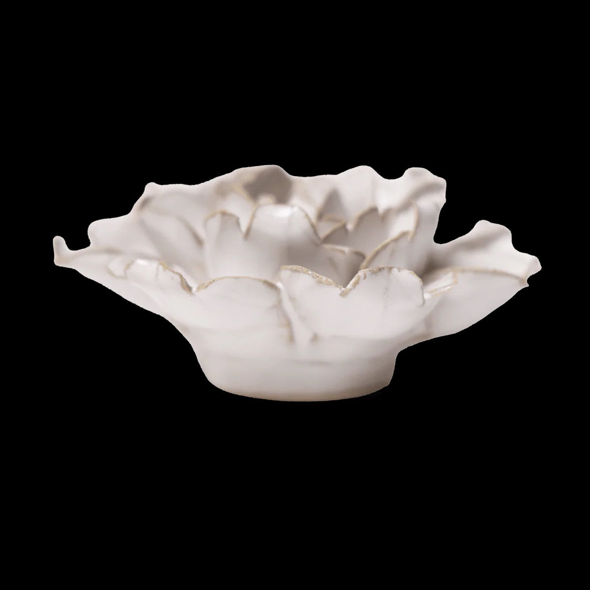 White Rose Ceramic Flower