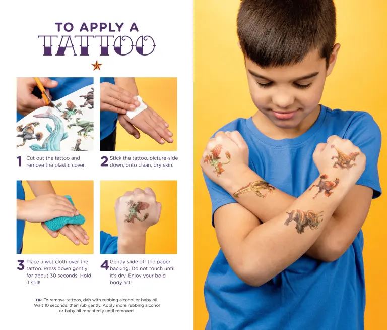 Roaring, Rumbling Tattoo Dinosaurs